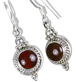 SKU 6350 - a Jasper Earrings Jewelry Design image