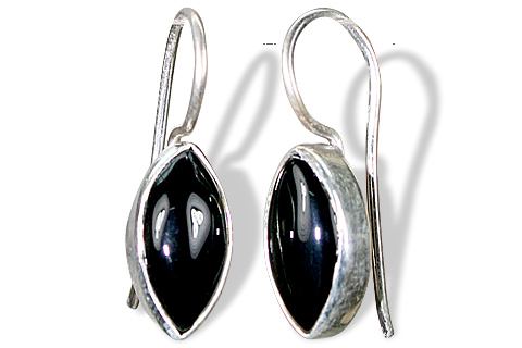 SKU 6353 - a Onyx Earrings Jewelry Design image