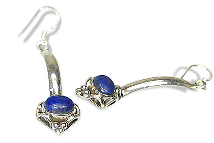 SKU 6354 - a Lapis Lazuli Earrings Jewelry Design image