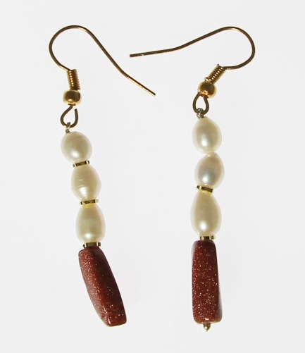 SKU 6376 - a Pearl Earrings Jewelry Design image