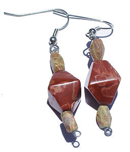 SKU 6383 - a Unakite Earrings Jewelry Design image