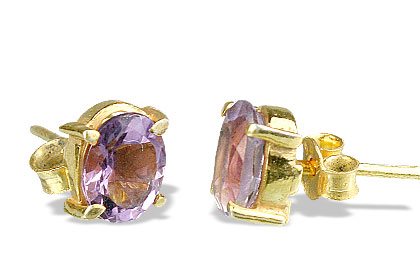 SKU 6406 - a Amethyst Earrings Jewelry Design image