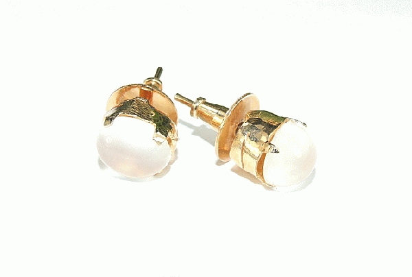 SKU 6408 - a Moonstone Earrings Jewelry Design image