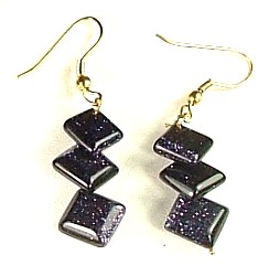 SKU 641 - a Goldstone Earrings Jewelry Design image