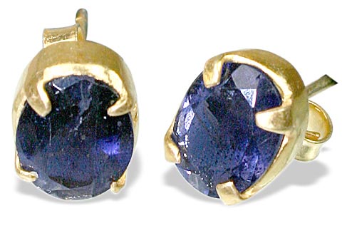SKU 6414 - a Iolite Earrings Jewelry Design image