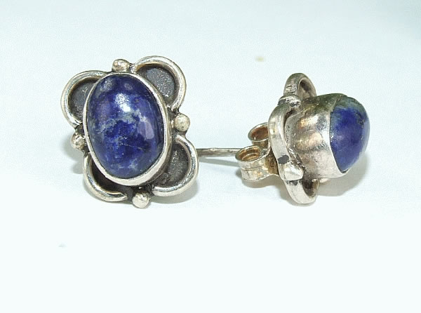 SKU 6425 - a Lapis Lazuli Earrings Jewelry Design image
