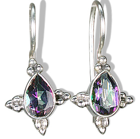 SKU 6429 - a mystic quartz Earrings Jewelry Design image