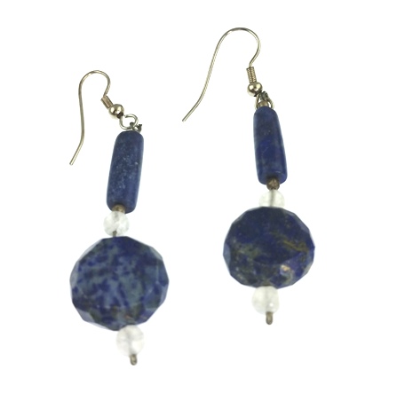 SKU 6434 - a Lapis Lazuli Earrings Jewelry Design image