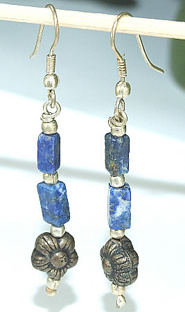 SKU 6435 - a Lapis Lazuli Earrings Jewelry Design image