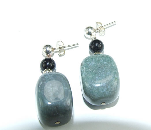 SKU 6442 - a Agate Earrings Jewelry Design image