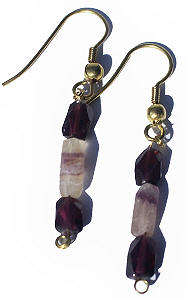 SKU 6461 - a Fluorite Earrings Jewelry Design image