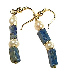 SKU 653 - a Lapis Lazuli Earrings Jewelry Design image