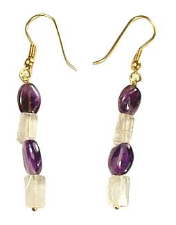SKU 654 - a Amethyst Earrings Jewelry Design image