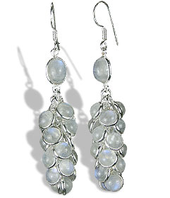 SKU 657 - a Moonstone Earrings Jewelry Design image