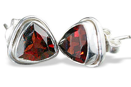 SKU 690 - a Garnet Earrings Jewelry Design image