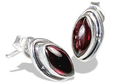 SKU 693 - a Garnet Earrings Jewelry Design image