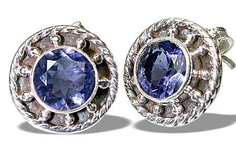 SKU 695 - a Iolite Earrings Jewelry Design image