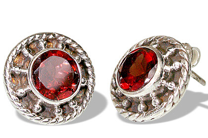 SKU 696 - a Garnet Earrings Jewelry Design image