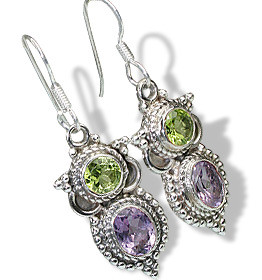 SKU 7098 - a Peridot Earrings Jewelry Design image