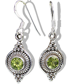 SKU 7108 - a Peridot Earrings Jewelry Design image