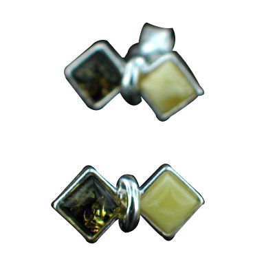 SKU 7132 - a Amber Earrings Jewelry Design image