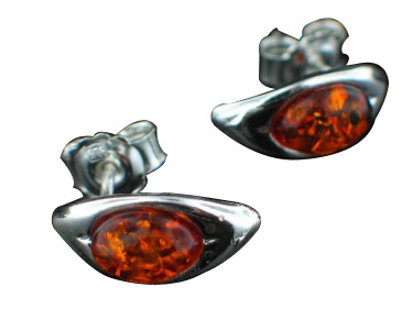 SKU 7138 - a Amber Earrings Jewelry Design image