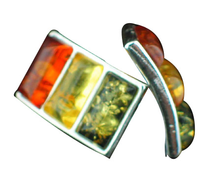 SKU 7149 - a Amber Earrings Jewelry Design image