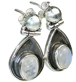 SKU 7159 - a Moonstone Earrings Jewelry Design image