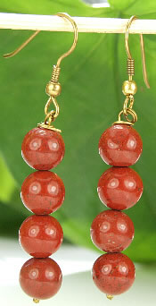 SKU 7161 - a Jasper Earrings Jewelry Design image