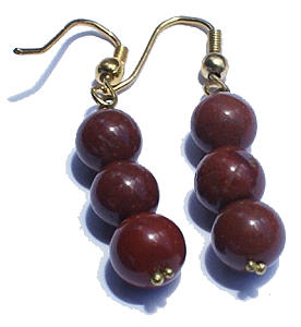 SKU 7162 - a Jasper Earrings Jewelry Design image
