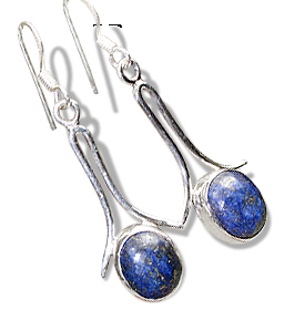 SKU 7167 - a Lapis Lazuli Earrings Jewelry Design image