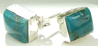 SKU 7172 - a Turquoise Earrings Jewelry Design image