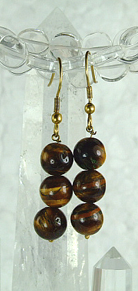 SKU 7197 - a Tiger eye Earrings Jewelry Design image