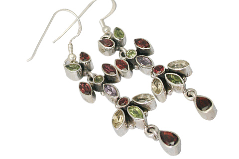 SKU 7688 - a Green amethyst Earrings Jewelry Design image