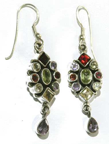 SKU 7690 - a Amethyst Earrings Jewelry Design image