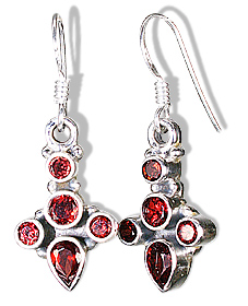 SKU 777 - a Garnet Earrings Jewelry Design image