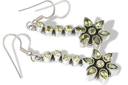 SKU 7827 - a Peridot Earrings Jewelry Design image