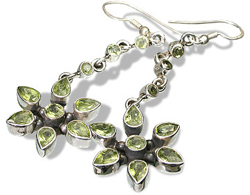 SKU 7848 - a Peridot Earrings Jewelry Design image
