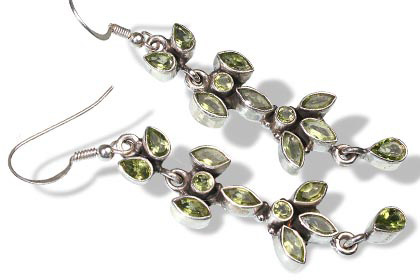 SKU 7853 - a Peridot Earrings Jewelry Design image
