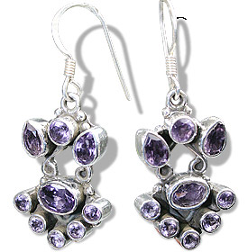 SKU 7856 - a Amethyst Earrings Jewelry Design image