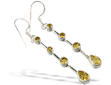 SKU 7859 - a Citrine Earrings Jewelry Design image