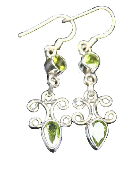 SKU 7868 - a Peridot Earrings Jewelry Design image