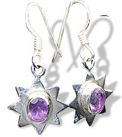SKU 7869 - a Amethyst Earrings Jewelry Design image