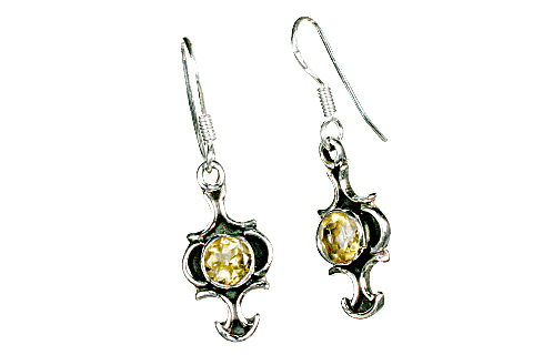 SKU 7870 - a Citrine Earrings Jewelry Design image