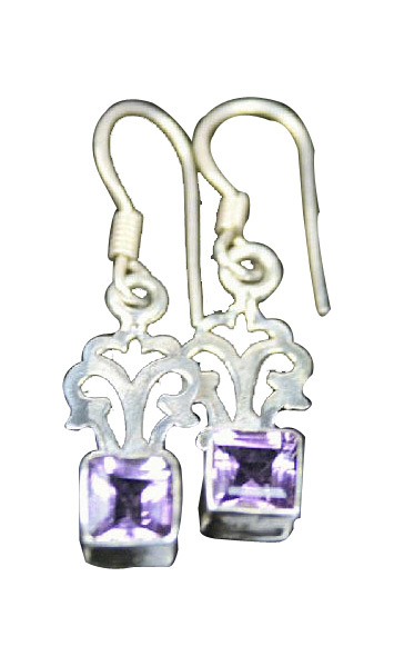 SKU 7873 - a Amethyst Earrings Jewelry Design image