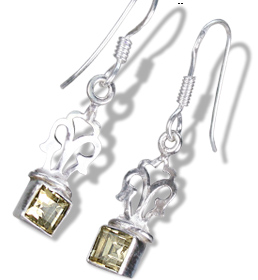 SKU 7876 - a Citrine Earrings Jewelry Design image
