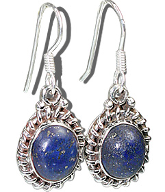 SKU 7914 - a Lapis Lazuli Earrings Jewelry Design image