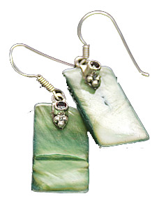 SKU 7915 - a Abalone Earrings Jewelry Design image