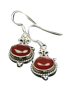 SKU 7922 - a Carnelian Earrings Jewelry Design image