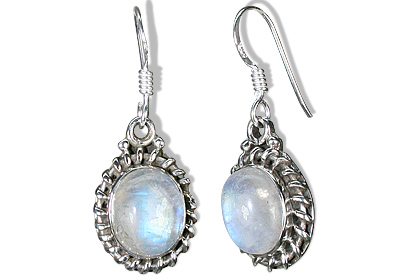 SKU 7925 - a Moonstone Earrings Jewelry Design image